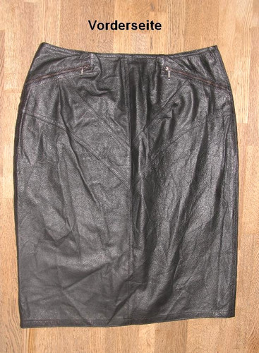 Knielanger canda lederrock - -,